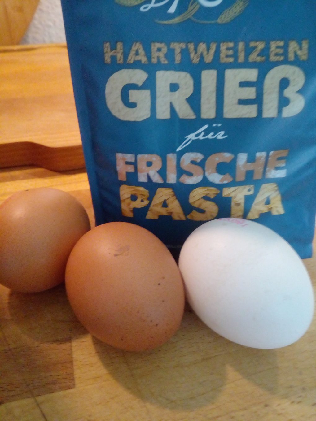 Zutaten für Nudeln