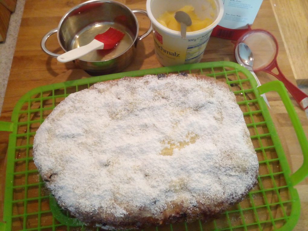 Der fertige Stollen